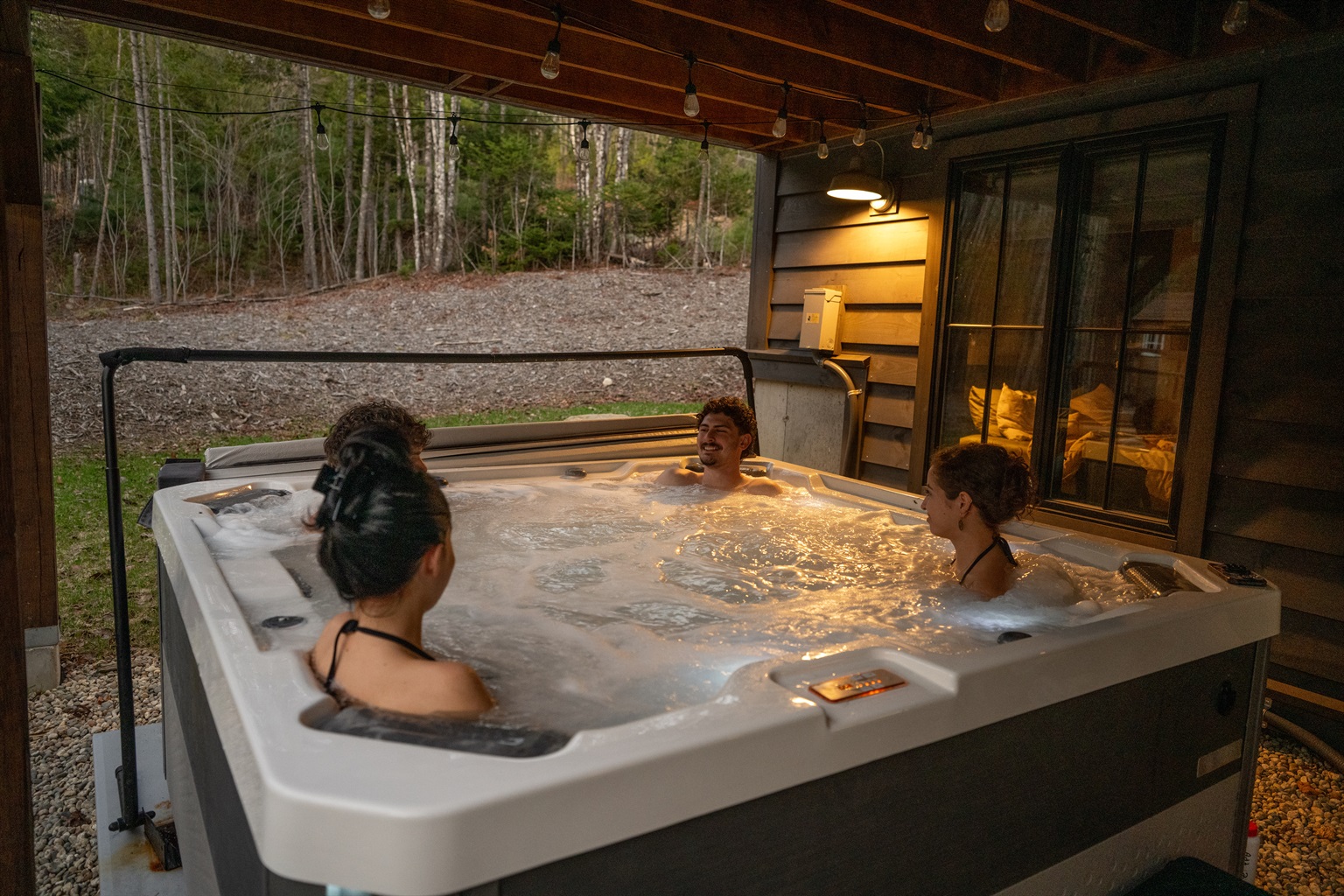 7-person luxe hot tub - reset after skiing, hiking, or simply doing nothing at all.