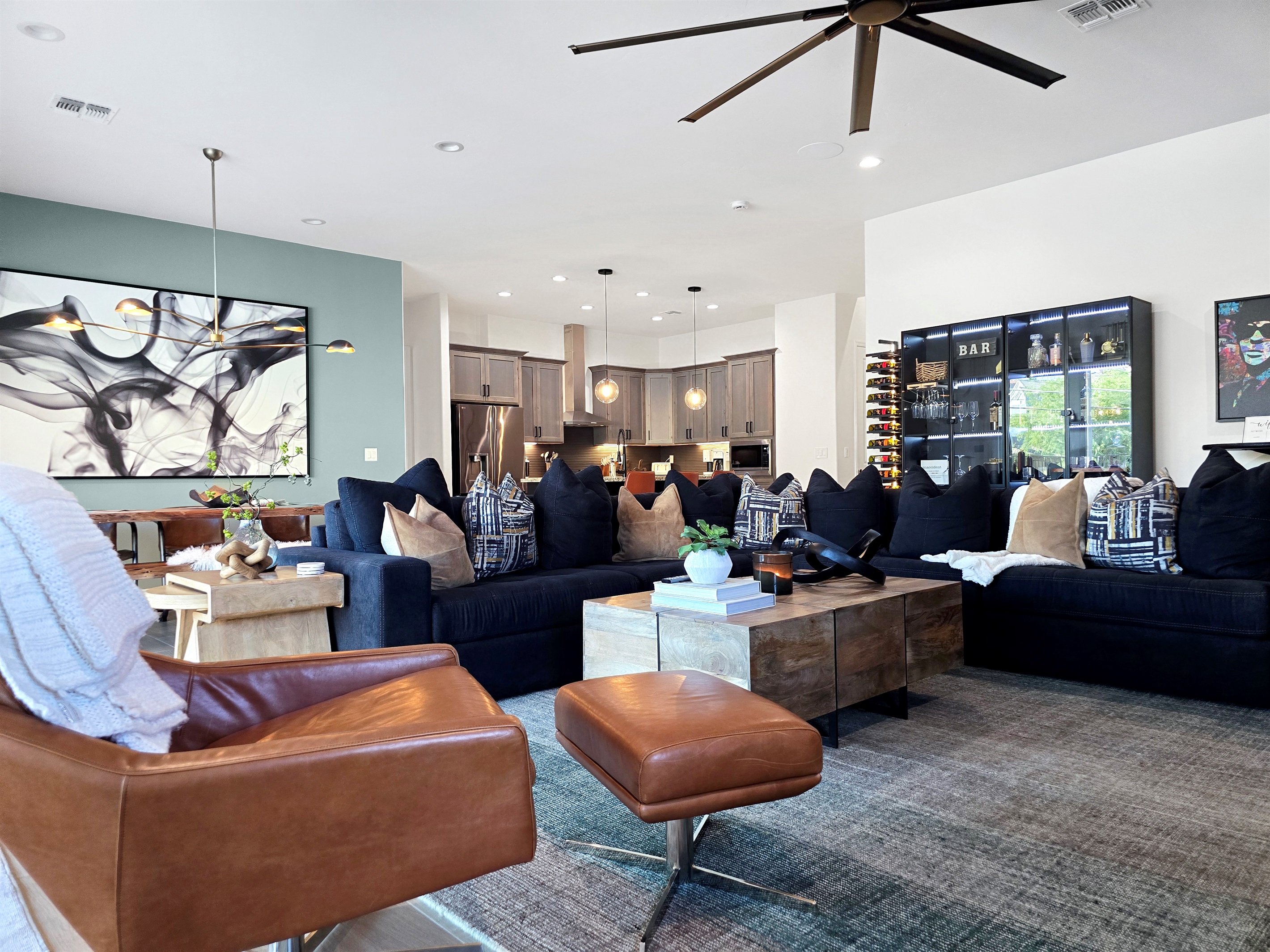 Open great room floorplan