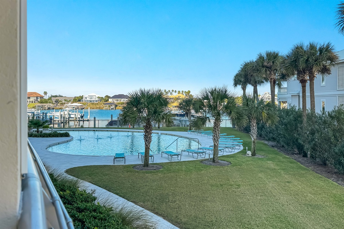 Exceptional outdoor amenities are the heart of our community. Enjoy the beautifully maintained grounds, a sparkling pool, and immediate access to the marina. The ultimate lifestyle is here.
