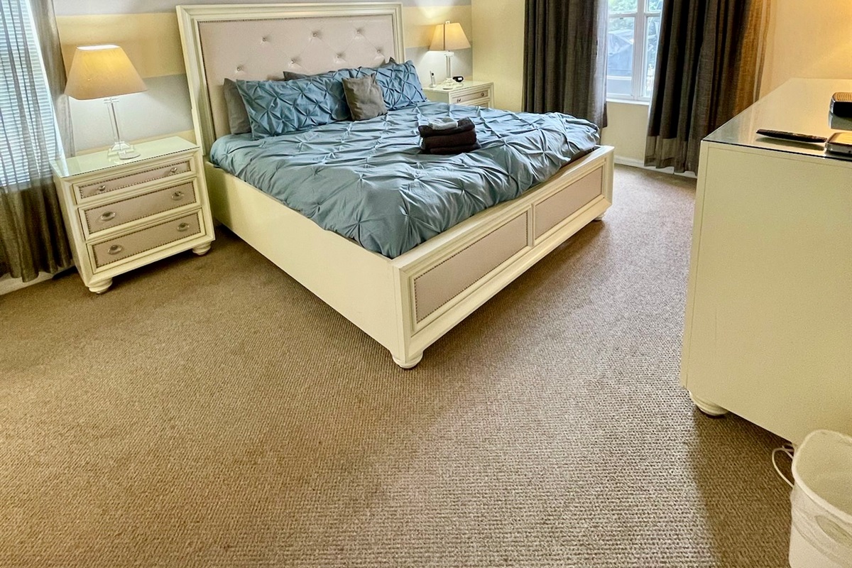 King Bedroom 2 with High End New LInens