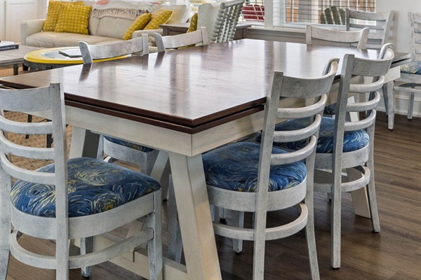 Dining Table with extendable ends