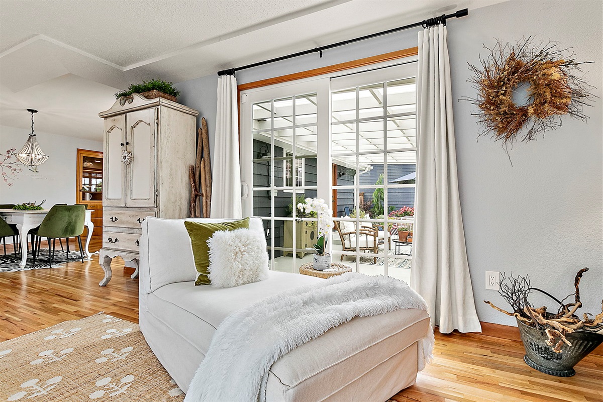 Direct patio access from living and dining area.