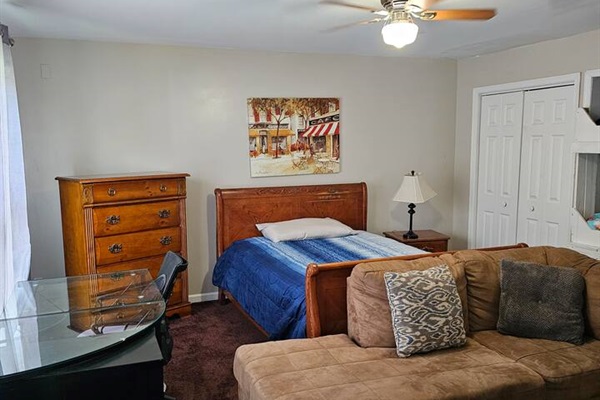 Queen Size bed and one Bunk bed