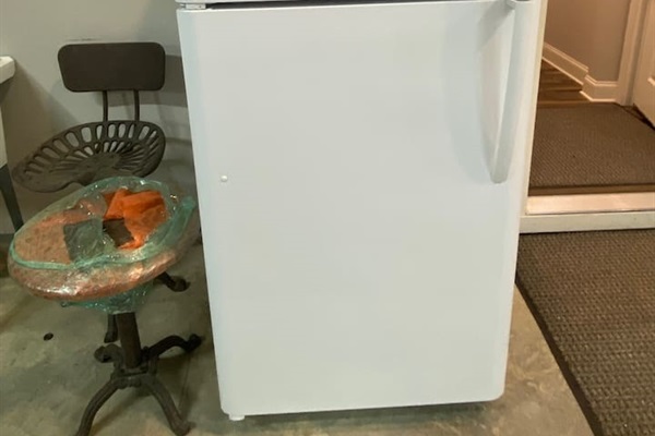 Refrigerator in garage
