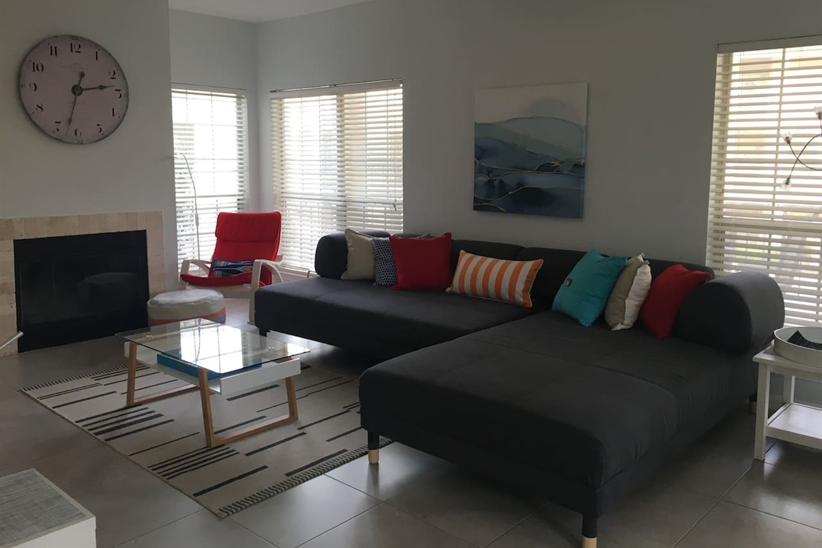 Living Room with Queen Sleeper Sofa