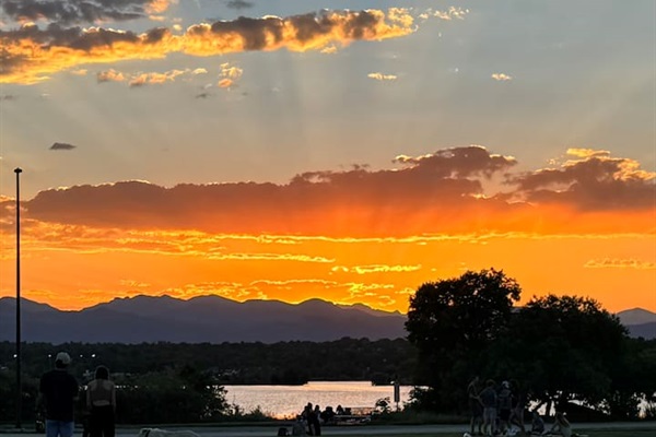 Sloan's Lake is less than a mile from the house. It boasts a beautiful 2.6-mile loop around the lake. Grab a blanket for a picnic. The Patio at Sloans or the roof deck at Odell's Brewing Co. offer incredible views of both the lake and the mountains.