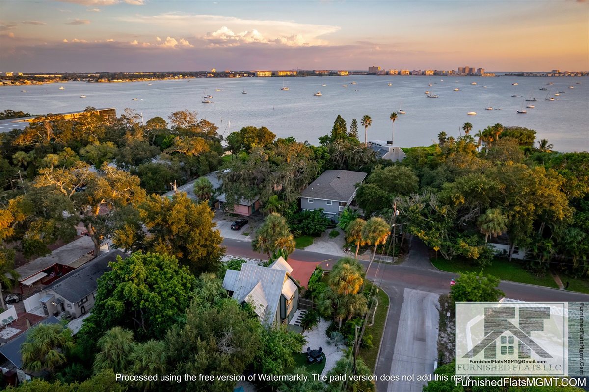1 house from Boca Ciega Bay!