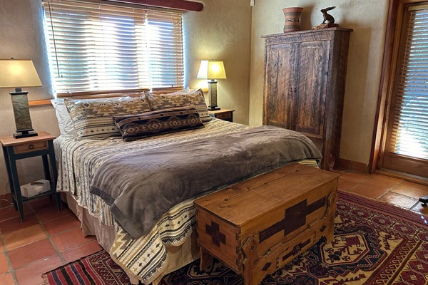 Bedroom number two with King bed.