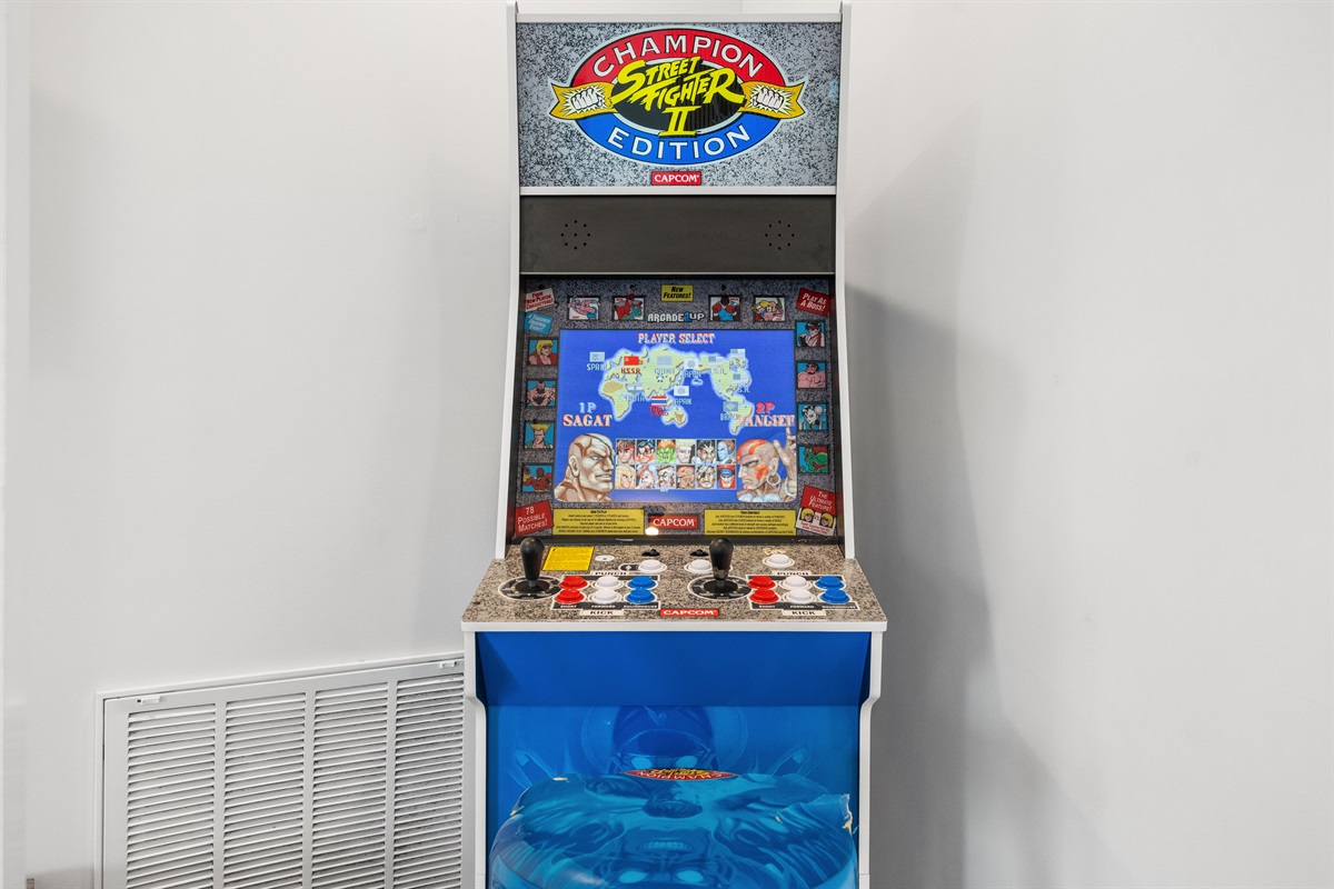 Classic arcade machine adds the perfect touch of entertainment for guests of all ages