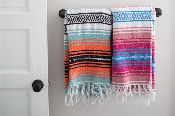 Soft cotton throws for cozy fireside evenings