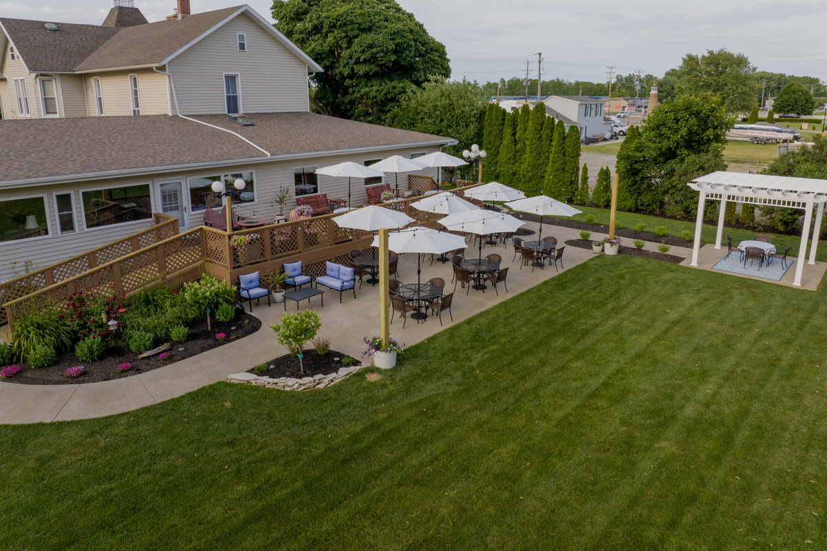Outdoor Event Patio for Weddings and Celebrations