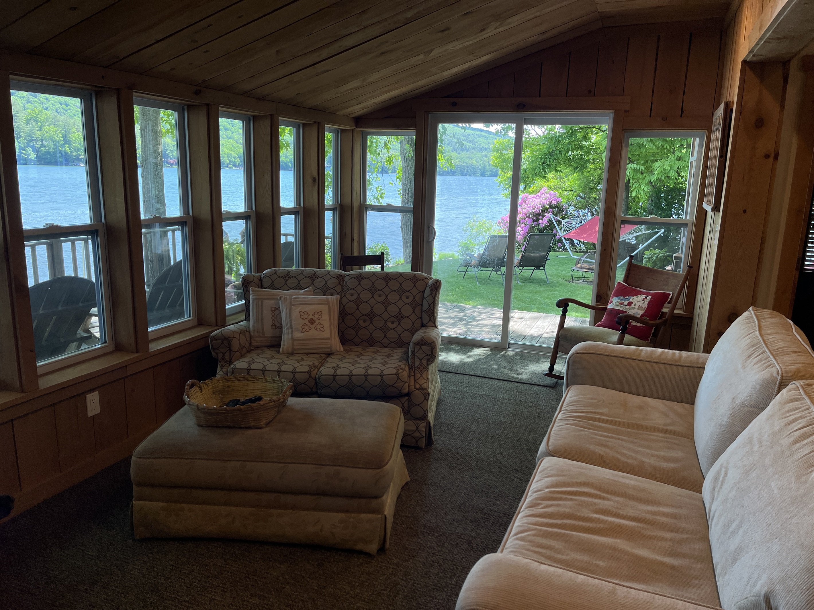 Living area just steps from the water
