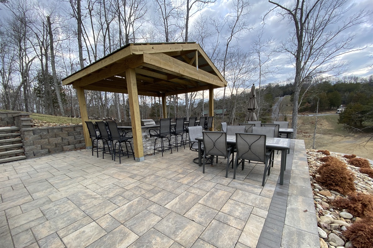 Pavillion with new roof Installed March 15 2024