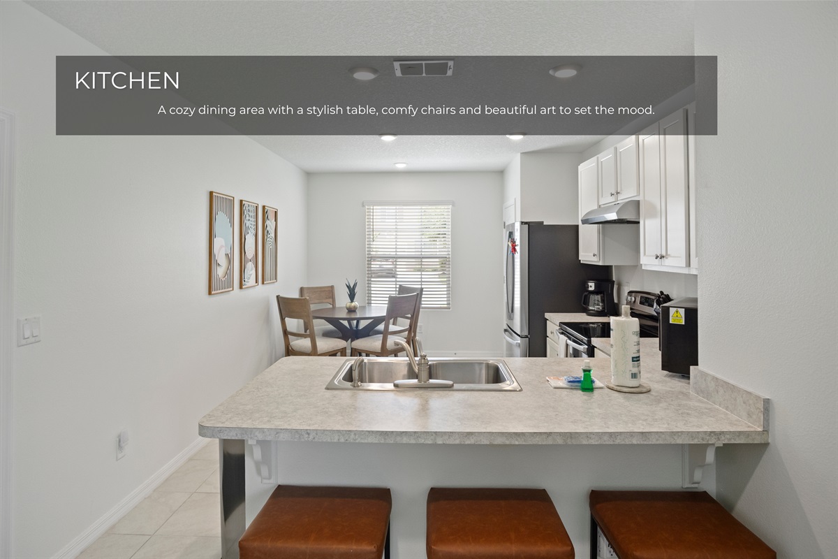 Inviting kitchen designed for every chef.