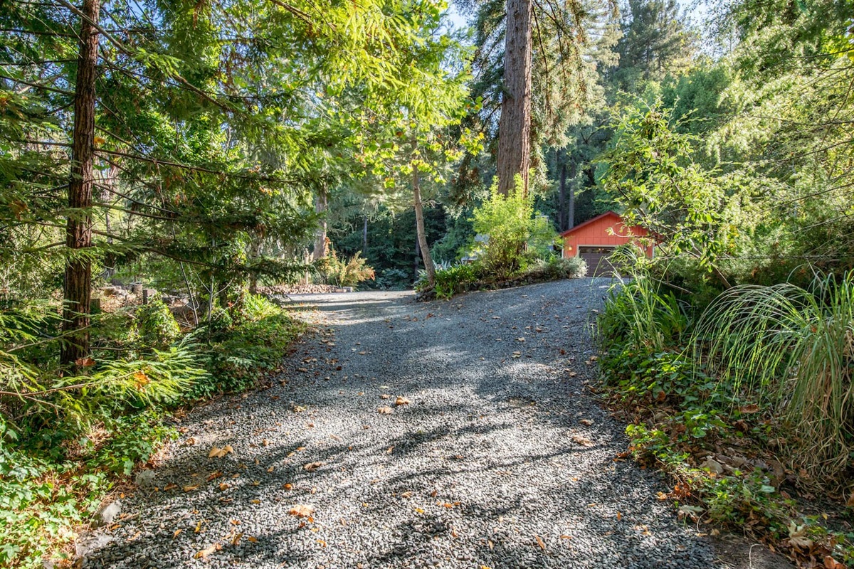 Arrive in style and comfort to our inviting home with a private driveway leading up to your ultimate retreat.