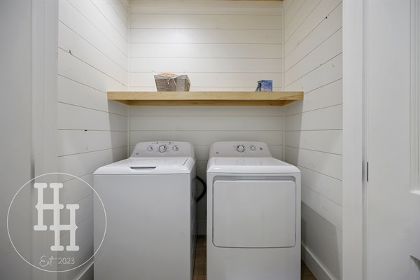 Washer and dryer available with detergent and dryer sheets