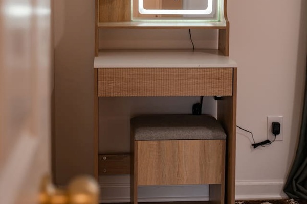 Get ready here. No one waits for vanity space at Luxe Nova!