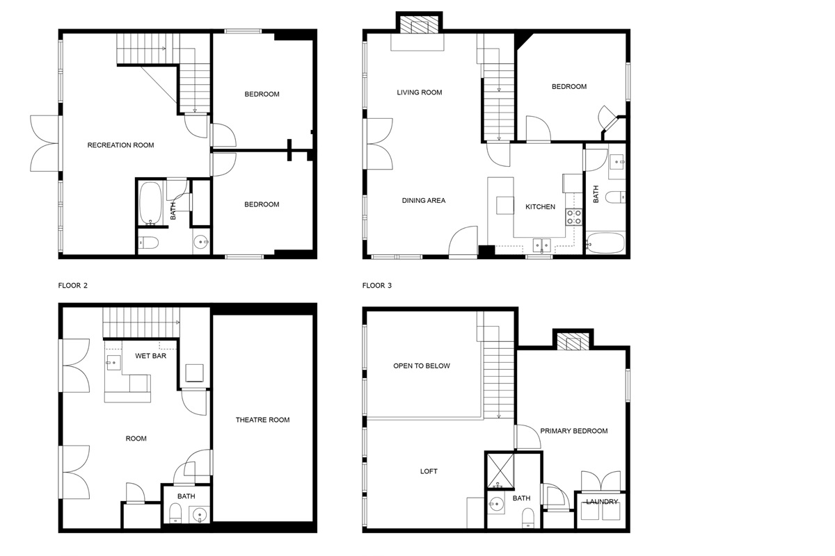 Layout of cabin