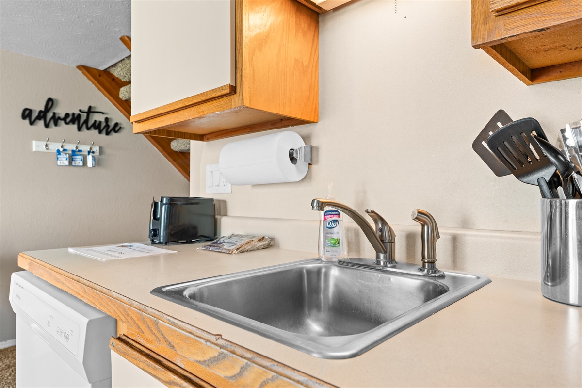 Clean counters and the essentials you need for easy everyday prep.