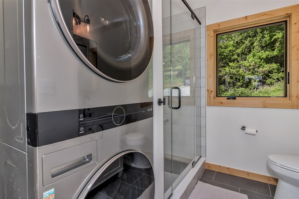 Laundry Area in Bathroom