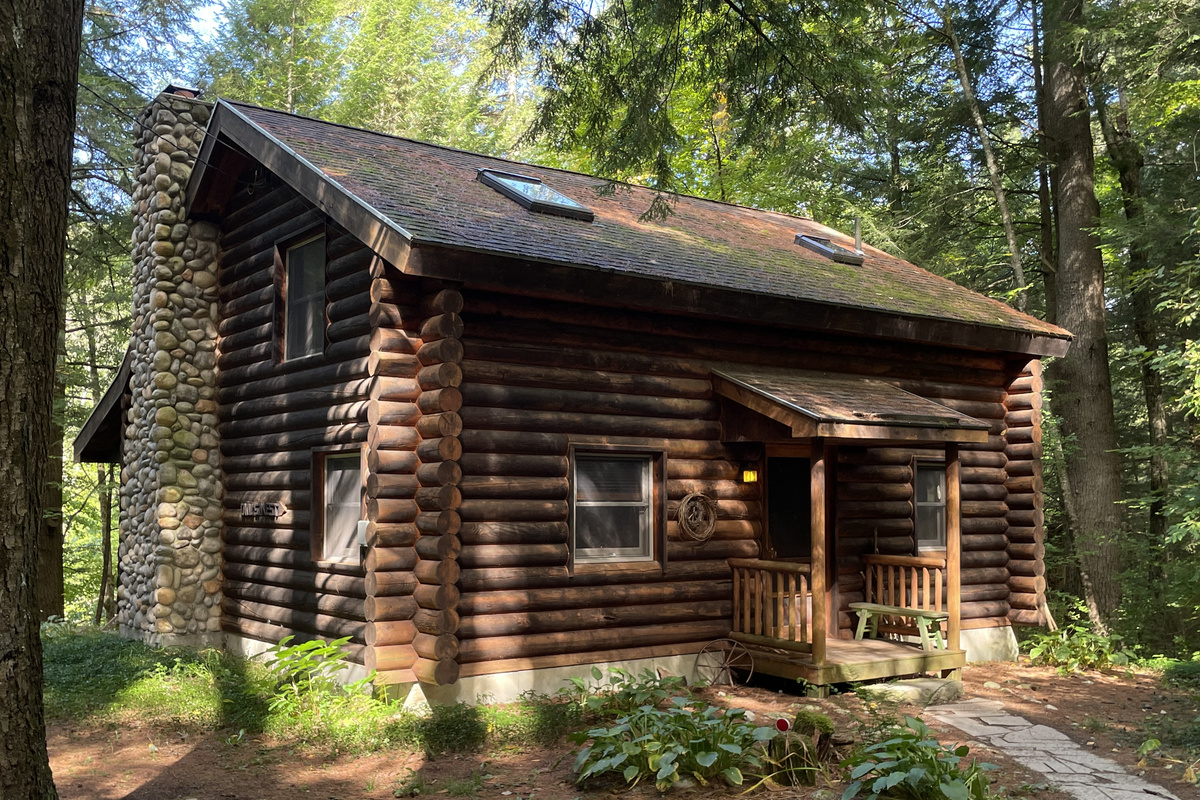 Nestled in a White Pine and Hemlock Forest