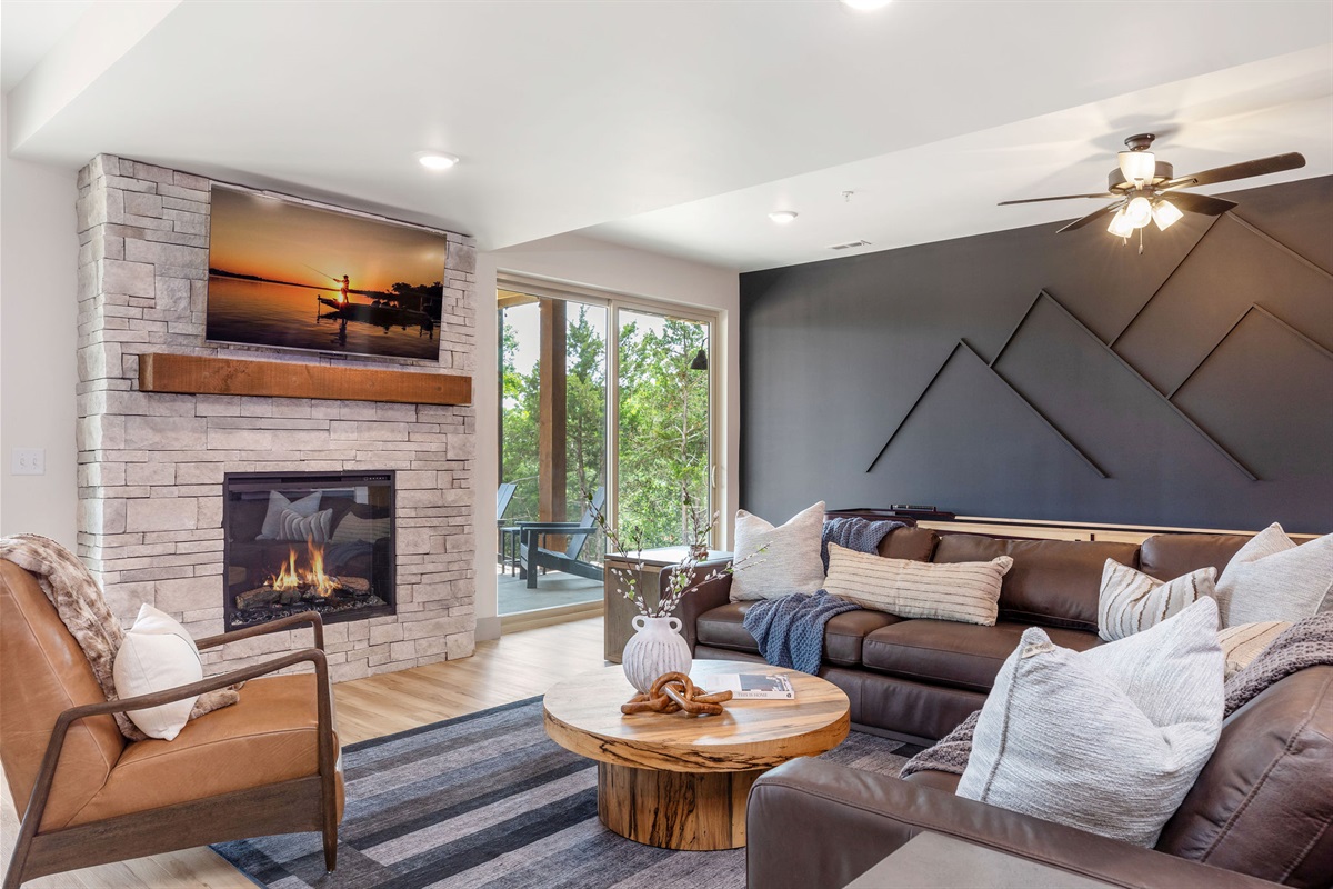 Lower level living room