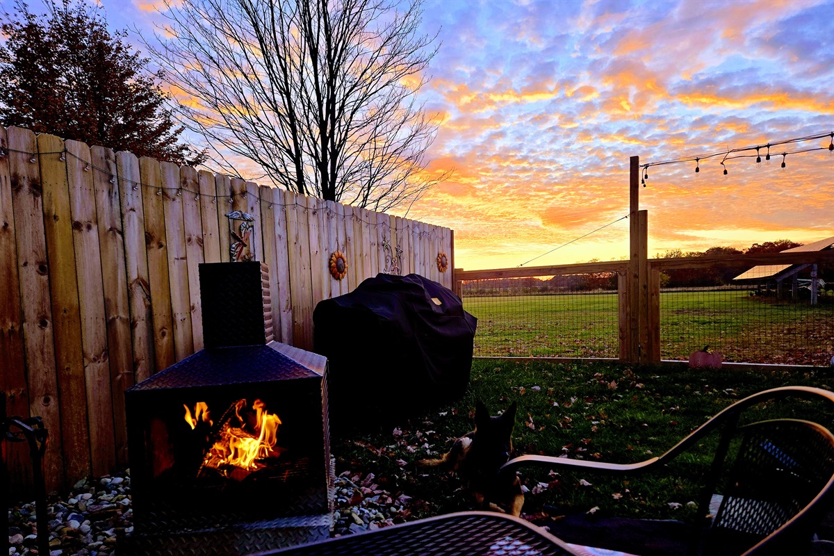 Unwind under the open skies to watch the sunsets