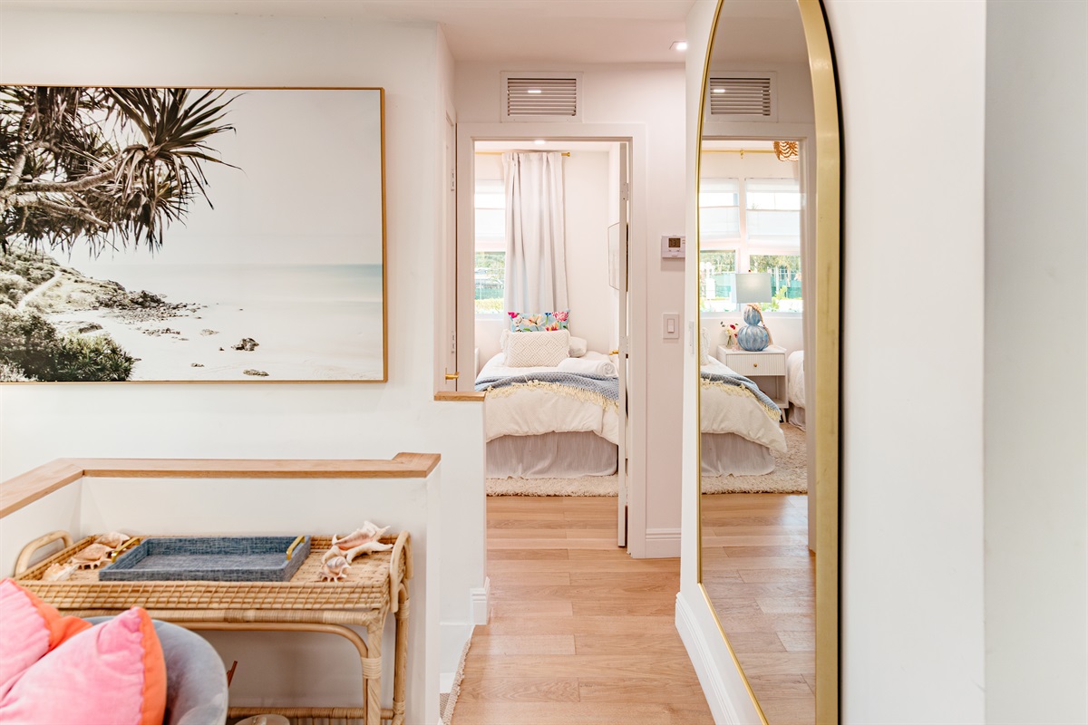 Once upstairs, head towards the east side of the cottage to find the sleeping arrangements.