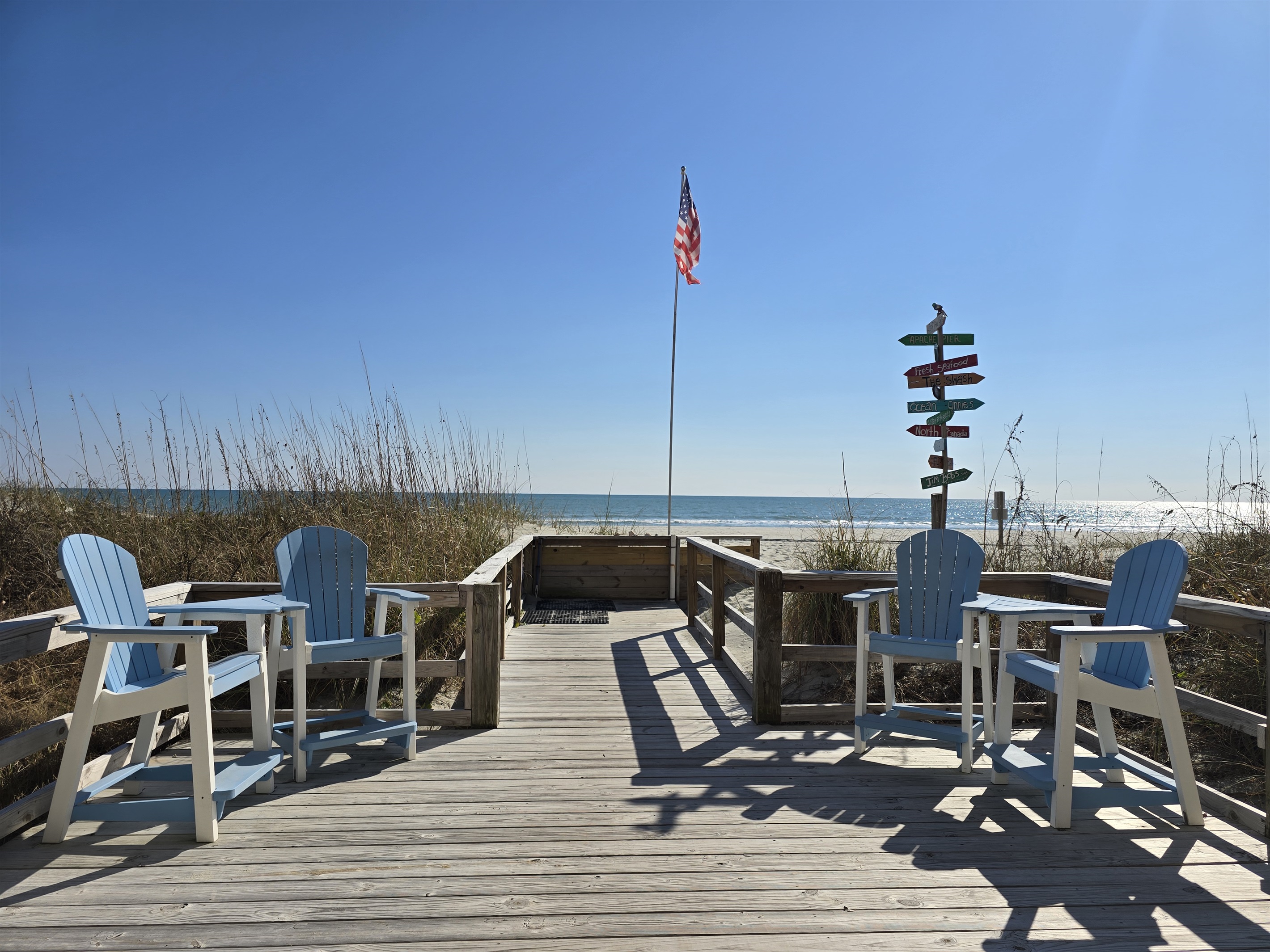 Oceanfront Deck and access
