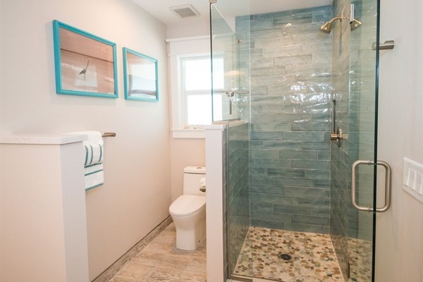 shower in shared bathroom