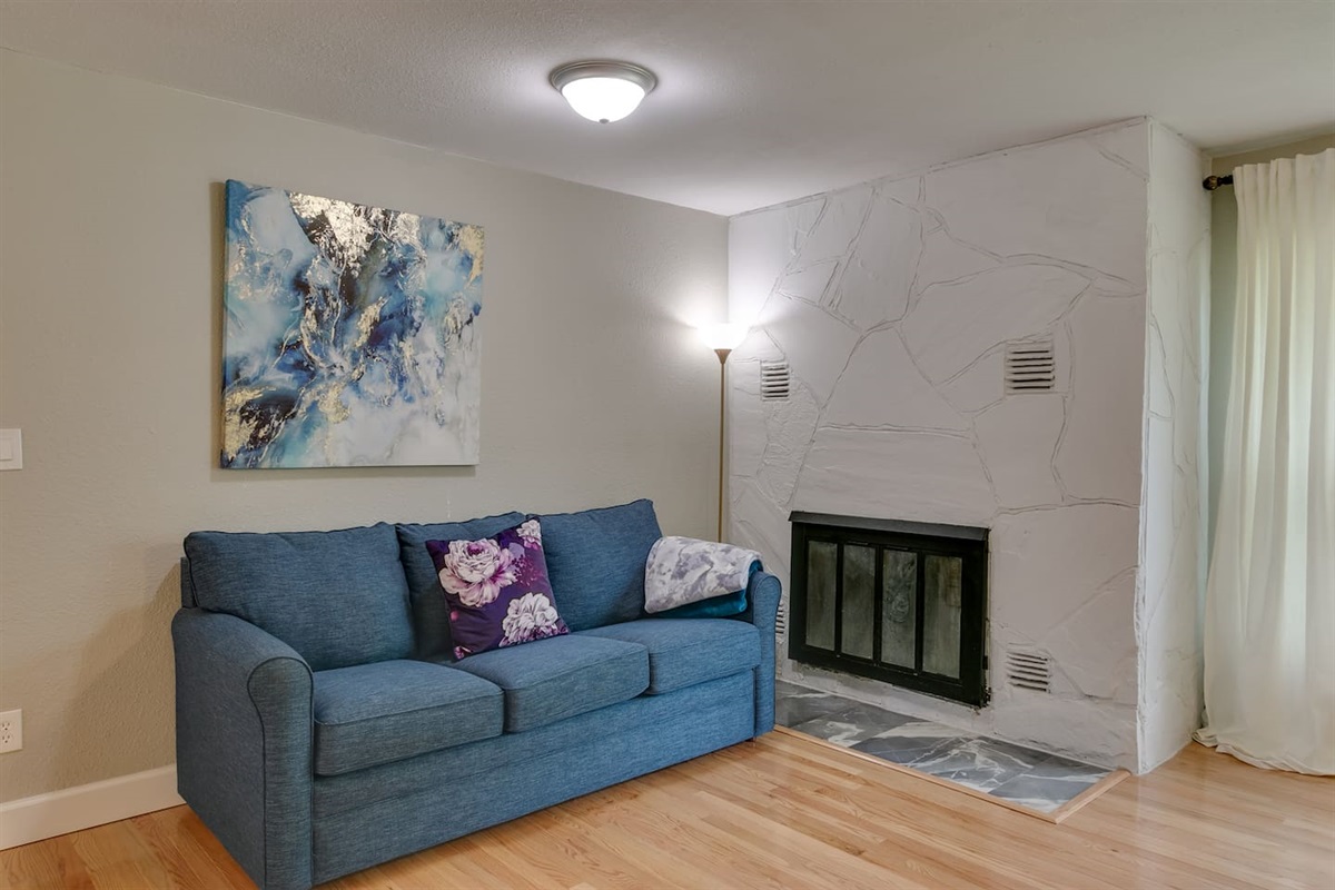 One of three living areas with Pull out sofa