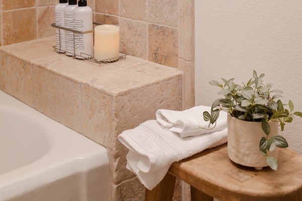 Spa-like bathroom