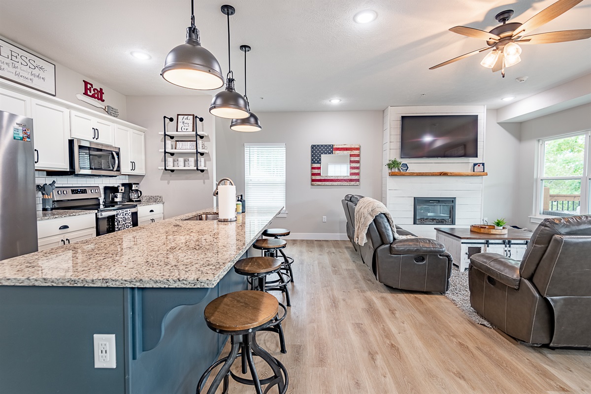 Open Floor Plan #17 Island Seating #18 Coffee Bar #19 Coffee Options