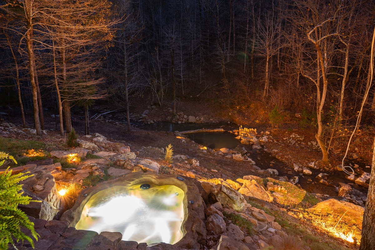 Hot Tub AT Night