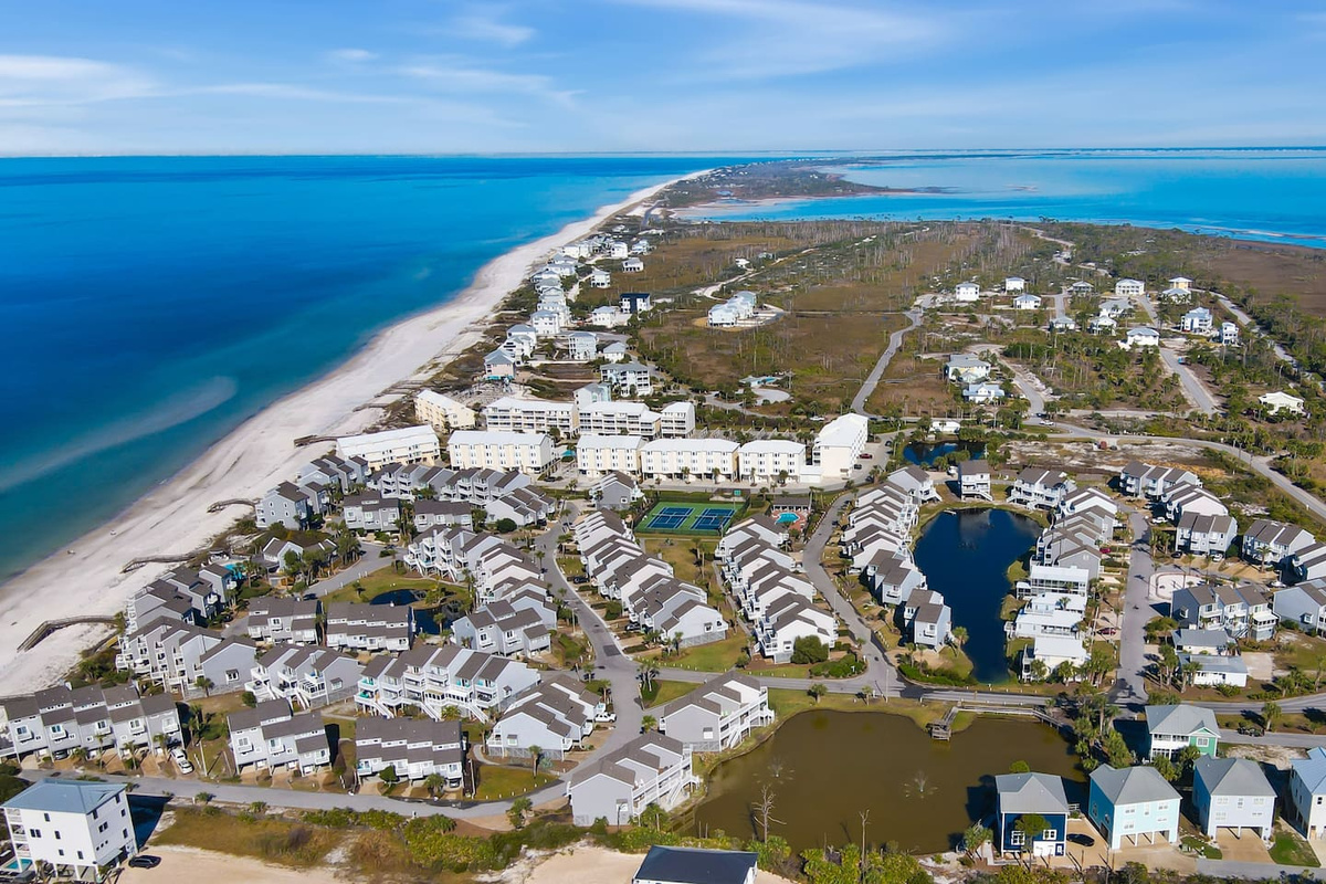 You're right at the edge of St. Joseph Peninsula State Park &mdash; some of the most untouched Gulf coastline in Florida is your backyard.