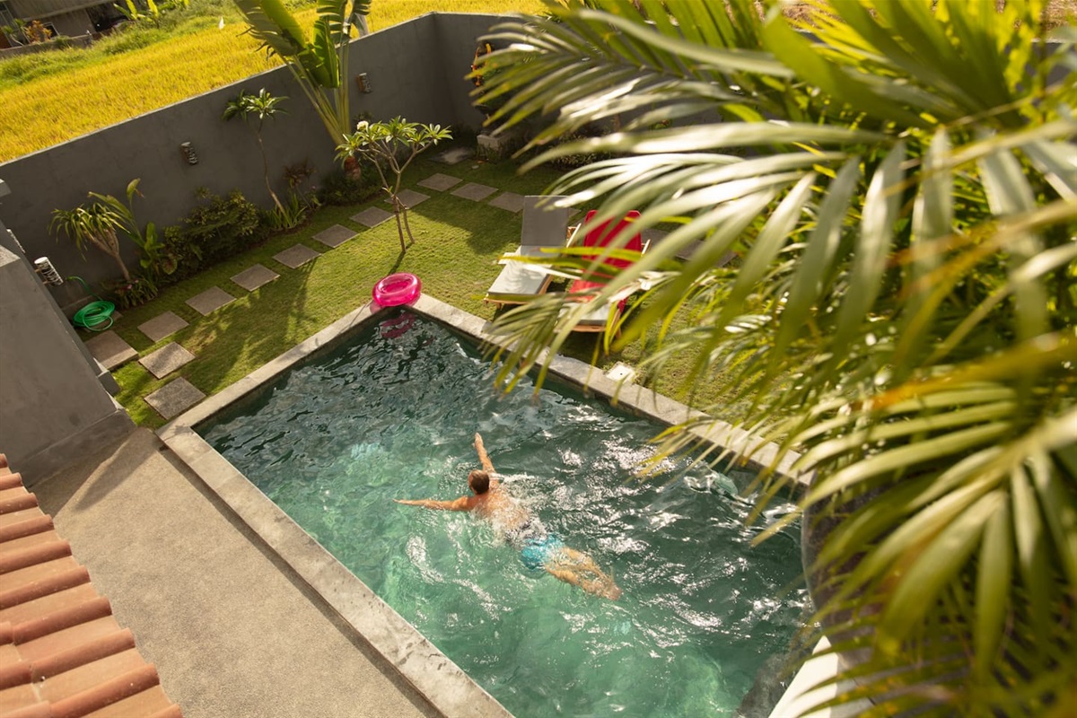 Dive into paradise with another glimpse of our stunning pool.
