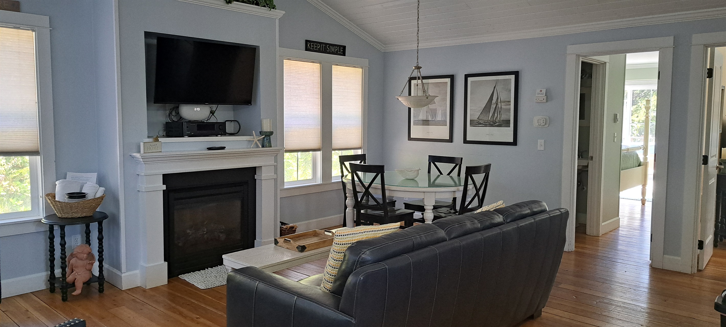 Cozy Up by the Fireplace with Your Favorite Movie