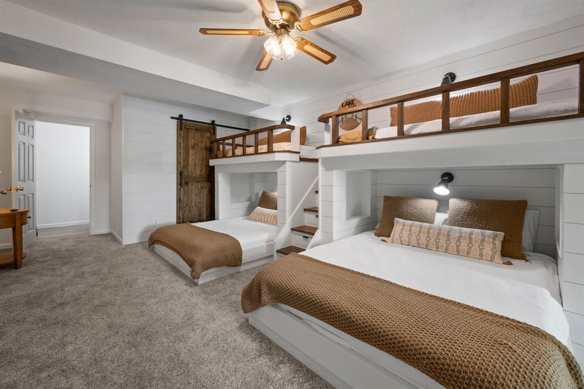 Twin over Queen Bunkroom