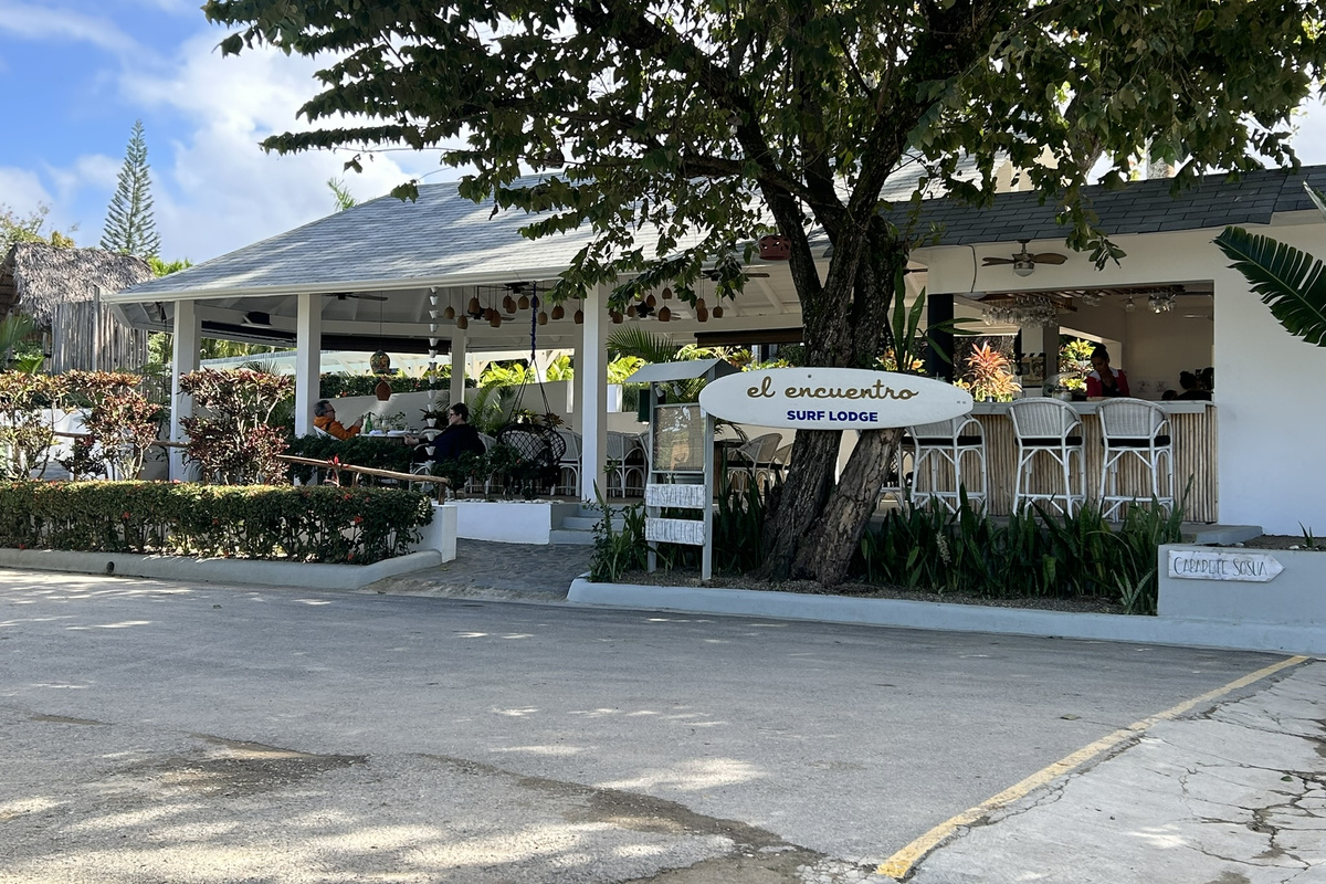 Local restaurant at encuentro beach