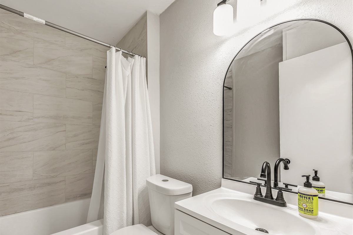 Hallway bathroom