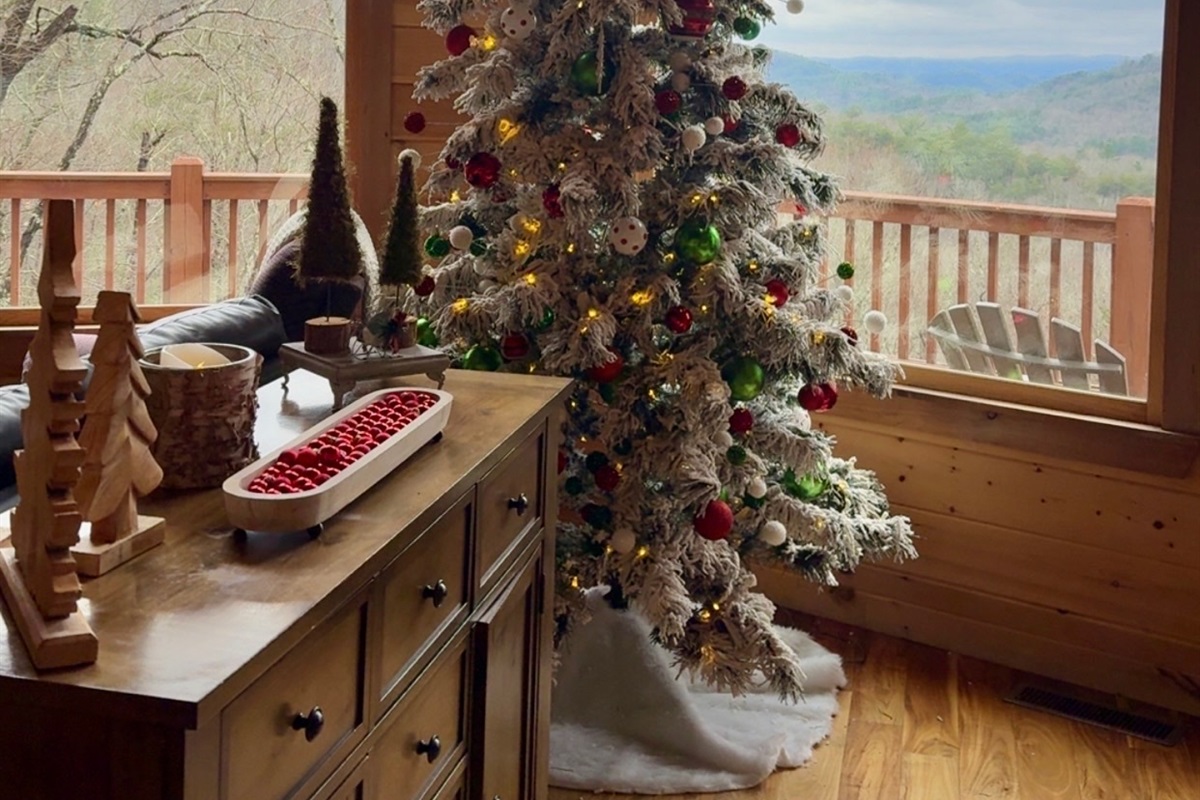 Decorated for the holidays