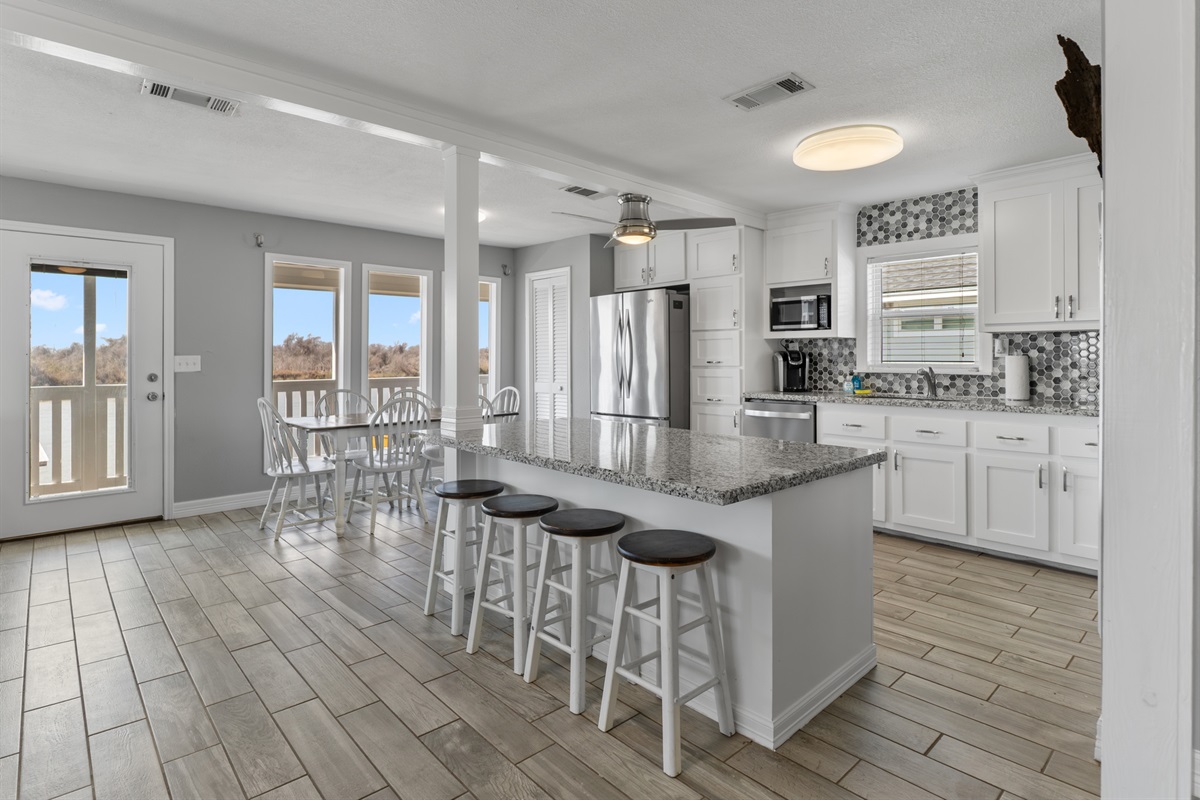 Main kitchen area (upstairs)