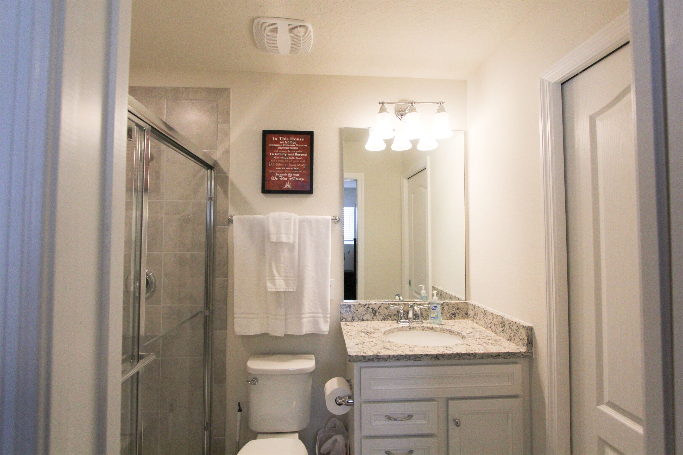 Bathroom off of Mickey Mouse Room