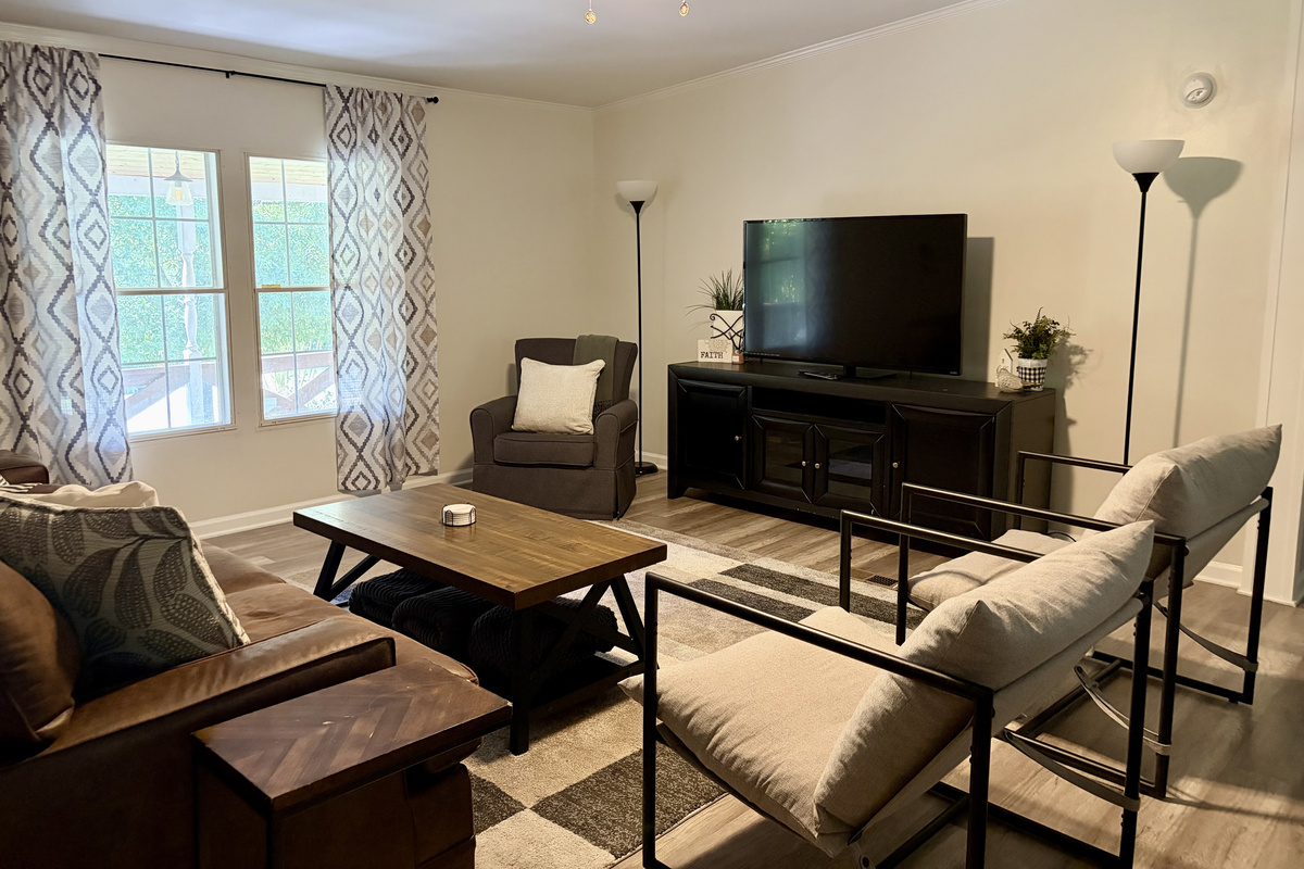 Living Room with Smart TV