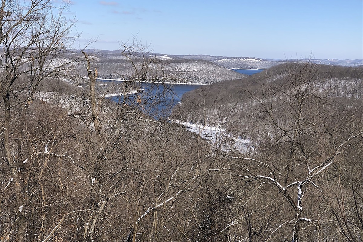 Beaver Lake in the winter is just beautiful!