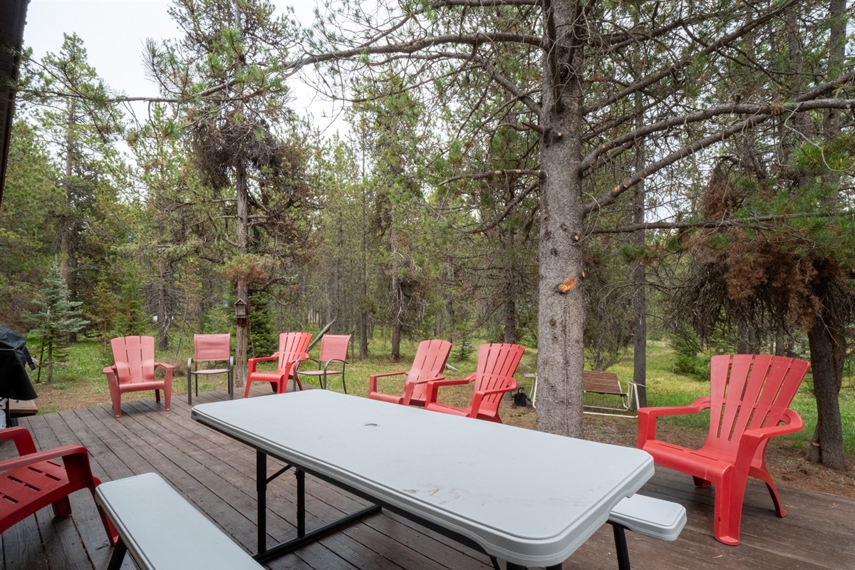 Back Deck to star gaze