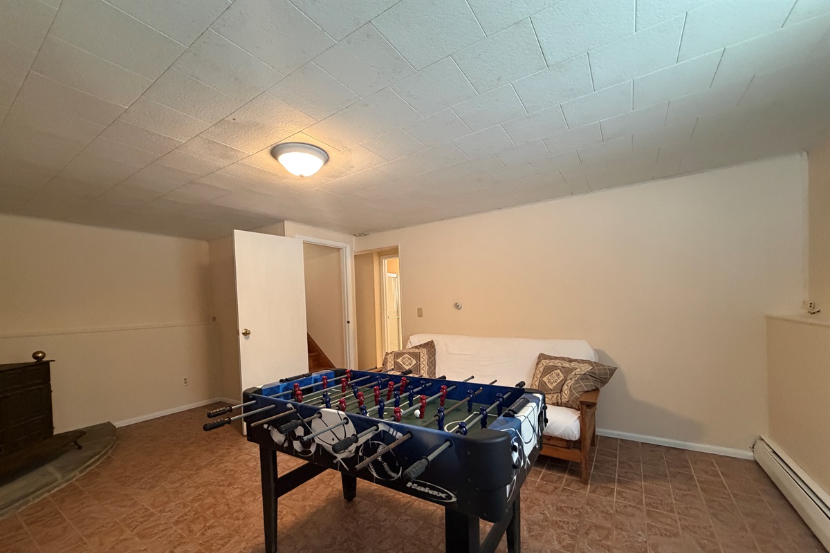 Lower level gameroom