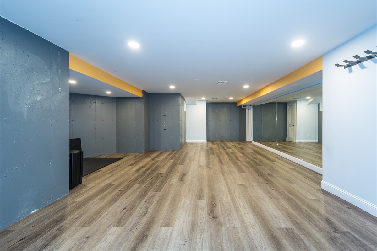 Your personal wellness corner—perfect for yoga, stretching, or a quick strength session