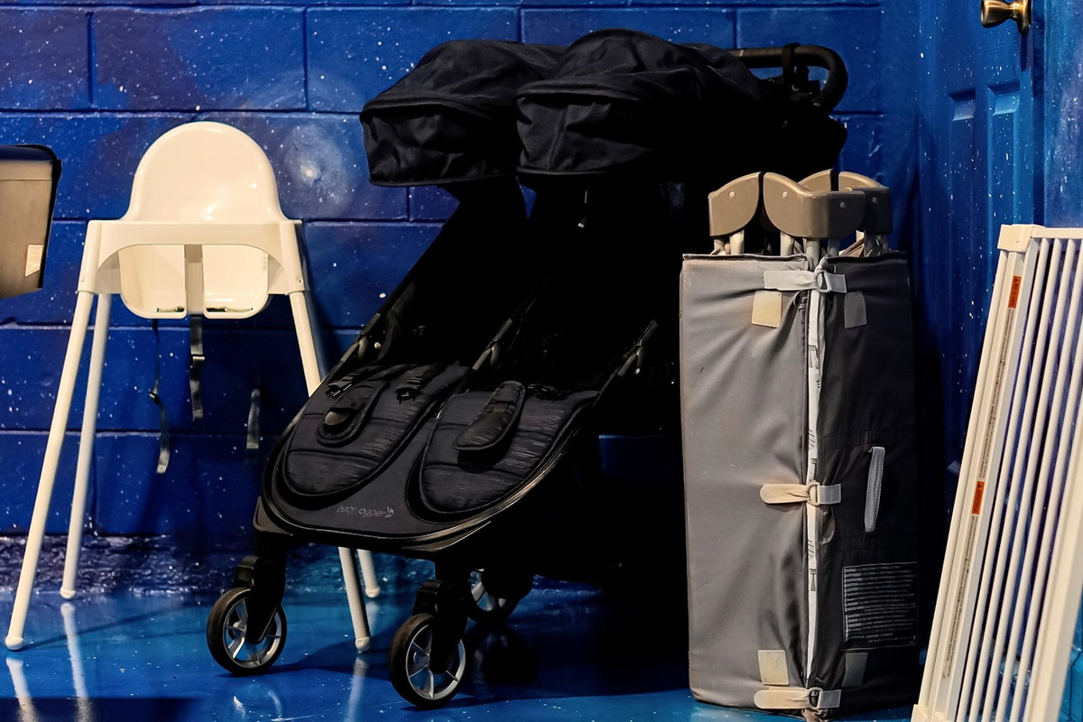 Complimentary Baby Gear: Family-friendly essentials include a double stroller, high chair, Pack ’n Play and baby safety gate.
