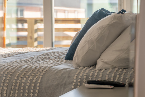 Bed linens provided
